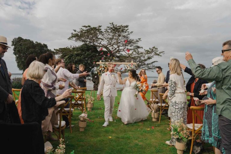Auckland wedding ceremony captured by SR Photography